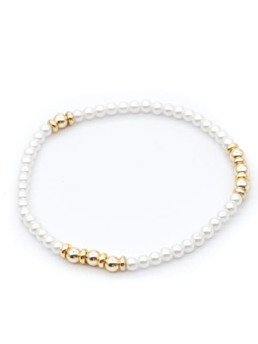 Gold Pearl Bracelet