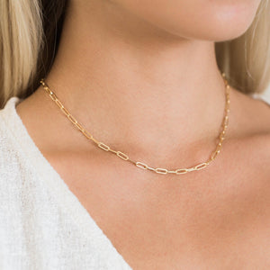 Paperclip Chain Necklace